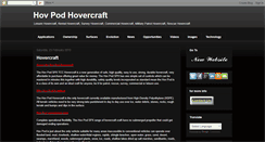 Desktop Screenshot of hov-pod-hovercraft.com